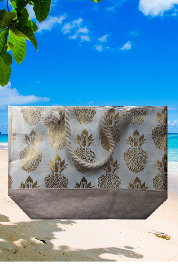 Sac de plage ananas design