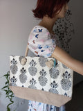 Sac de plage ananas design